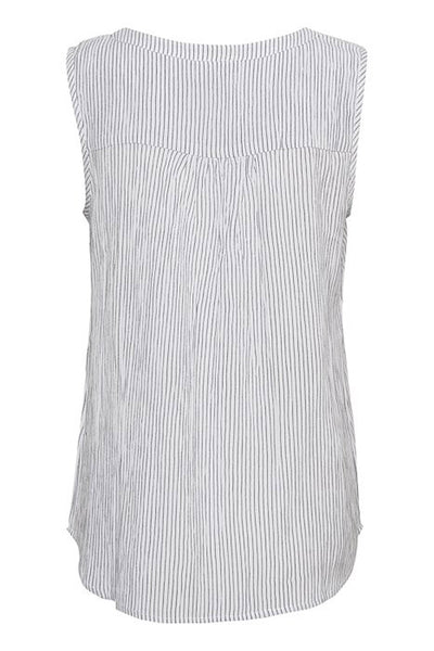 Amber striped top Chalk/52737 - 10501279 Thumbnail