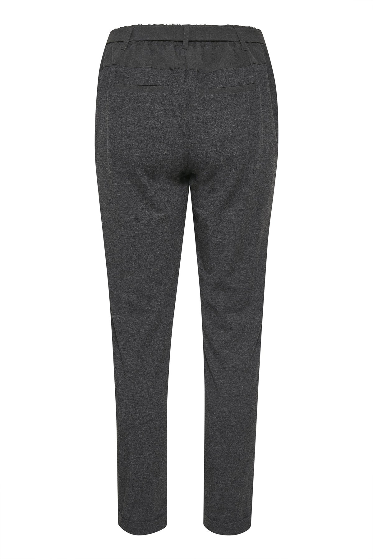Jillian Belt Pants Dark grey melange - 10501516
