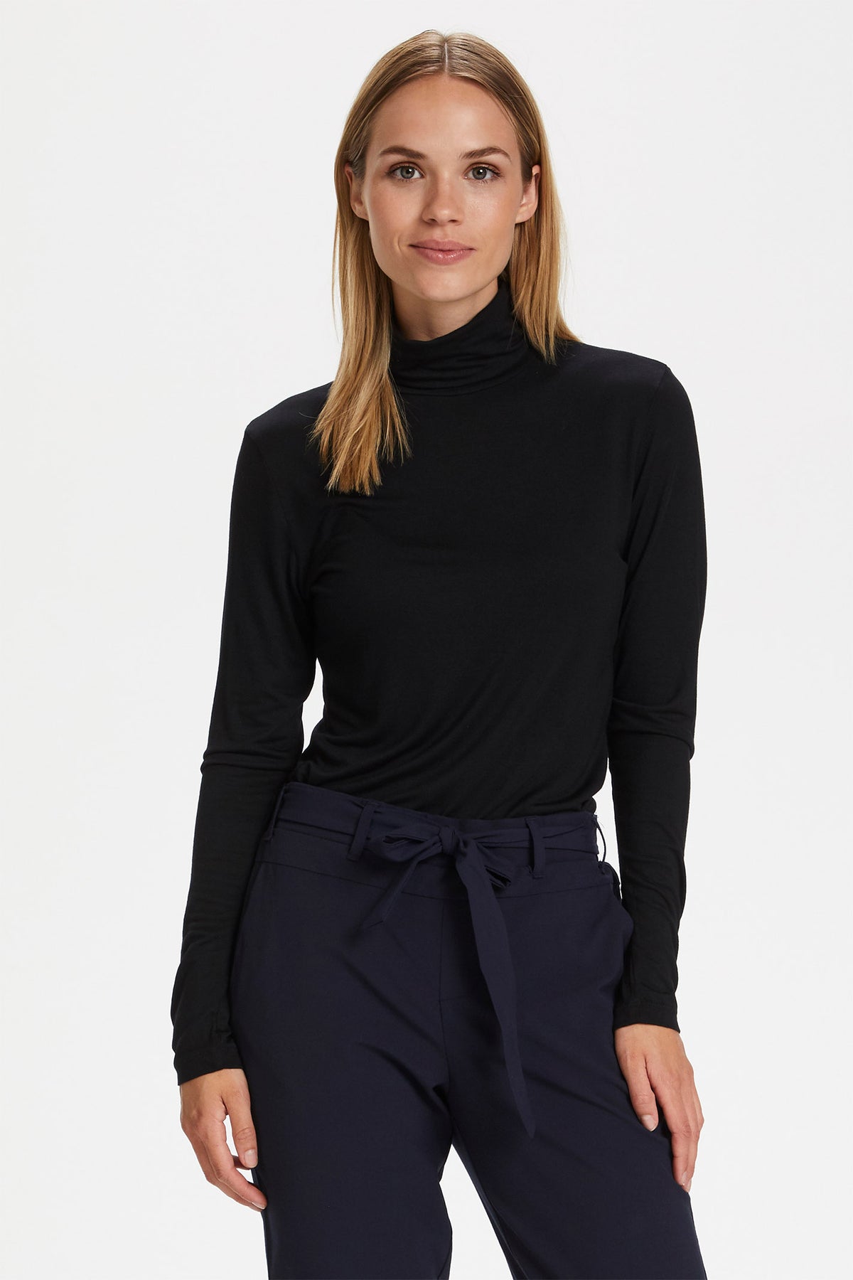 Yoko Rollneck LS Black deep - 10502810