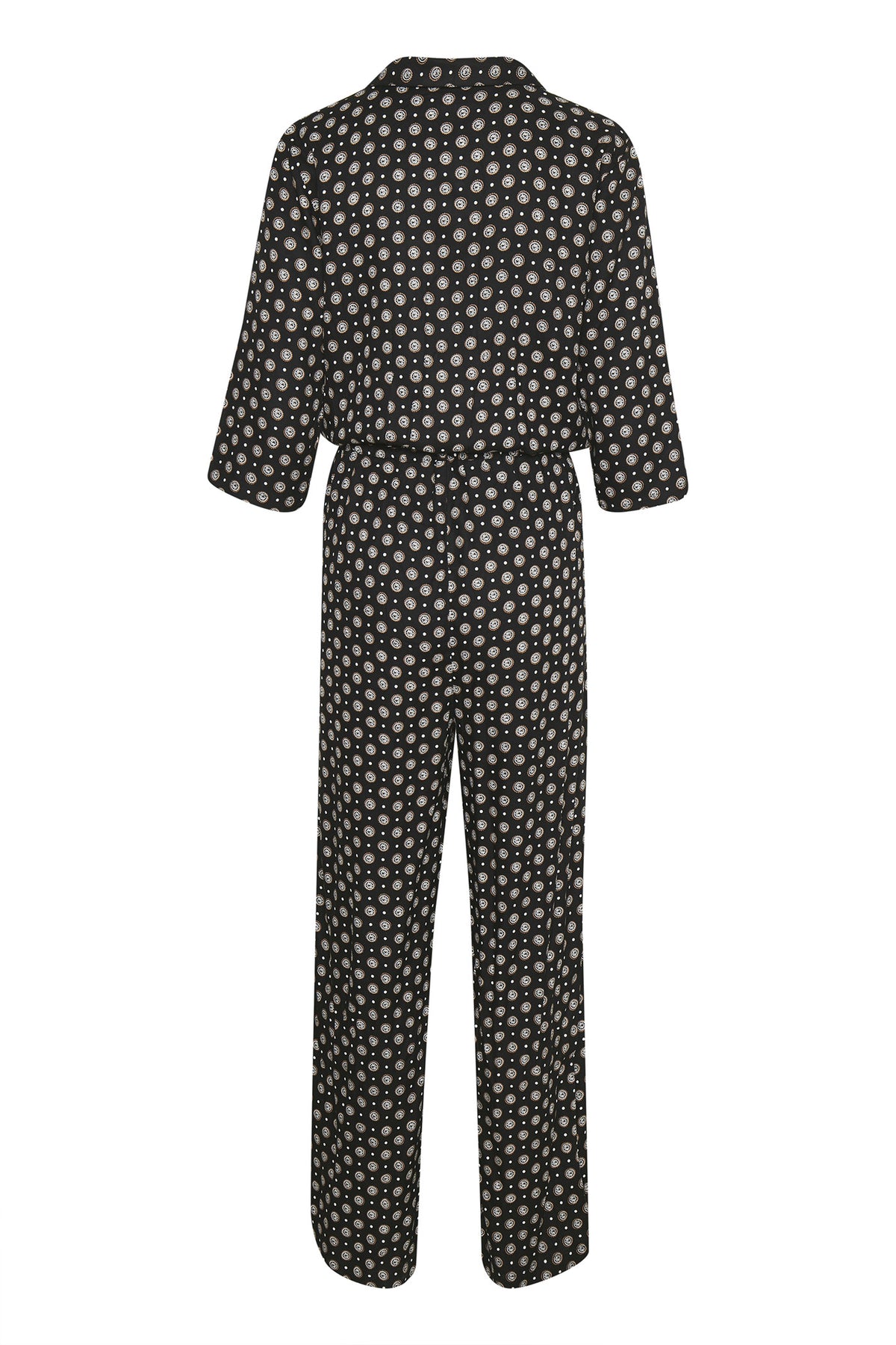 KArutie Jumpsuit Black Tie/dot AOP - 10504535