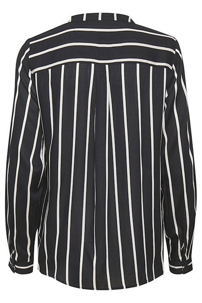 KAbabara Blouse Black / Chalk Stripe - 10504603 Thumbnail