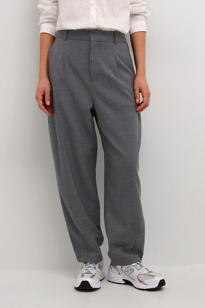KAmerle Pants Suiting Dark grey melange - 10504769 Thumbnail