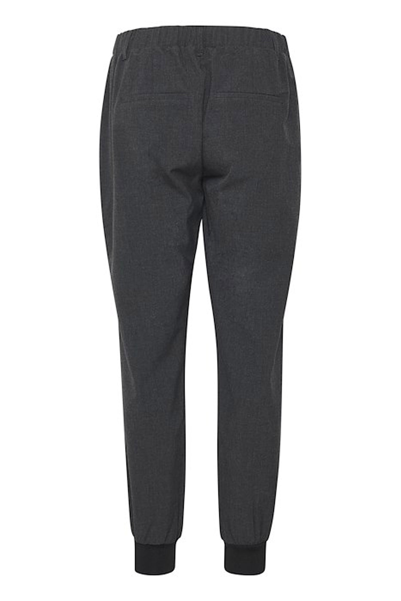 KAhannie Pants cropped Dark grey melange - 10505254