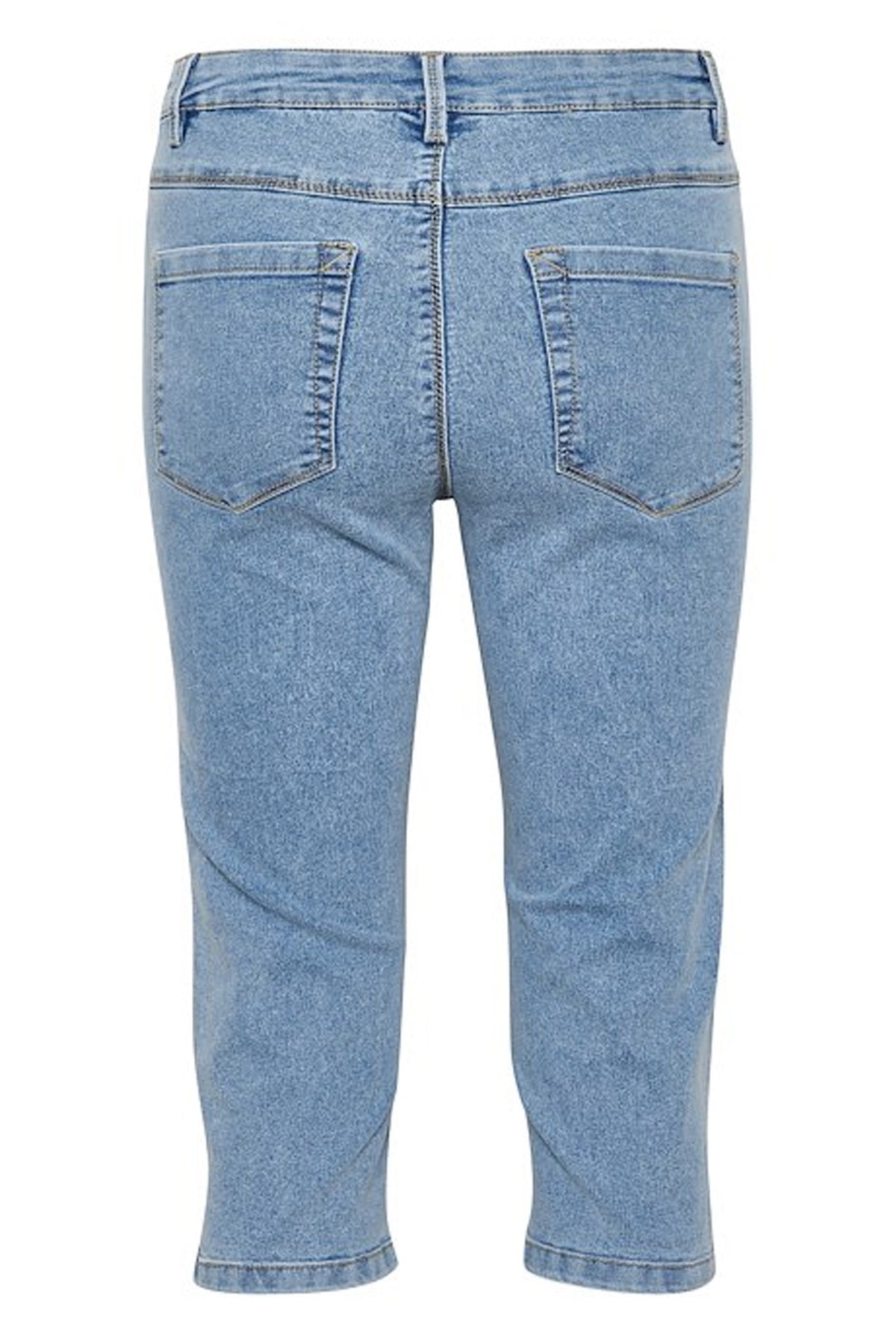 KAvicky Capri Jeans Light Blue Washed Denim - 10505521