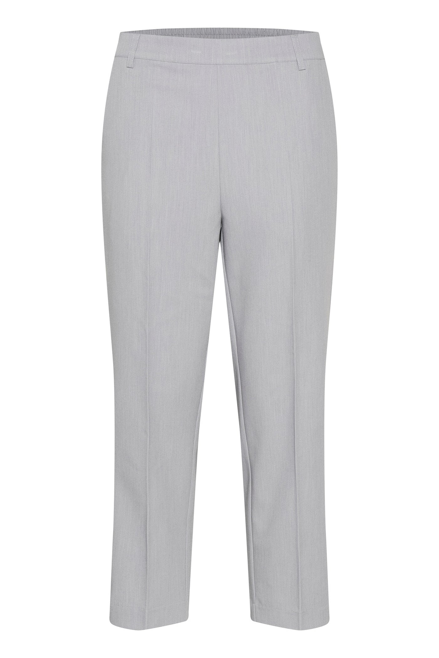 KAsakura HW Cropped Pants Grey Melange - 10506127