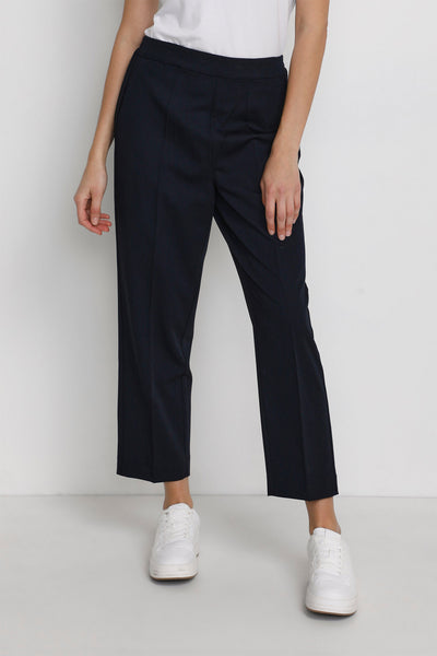 KAsakura HW Cropped Pants Midnight Marine - 10506127 Thumbnail