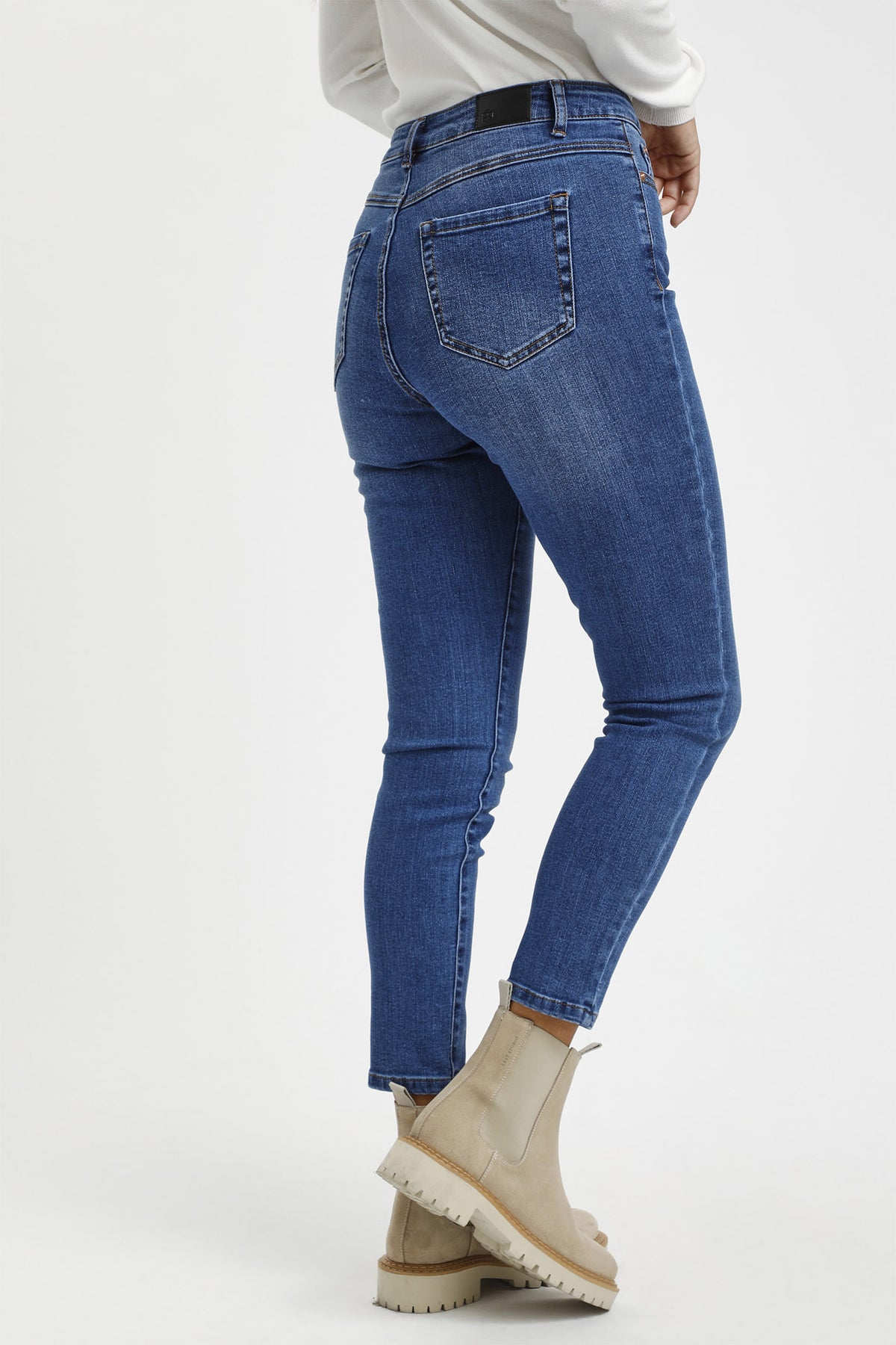 KAsinem HW 7/8 Jeans Medium Blue Denim - 10506130