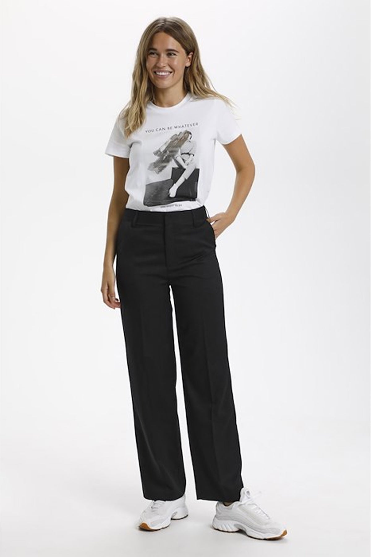 KAsira HW Pants Suiting Black deep - 10506158