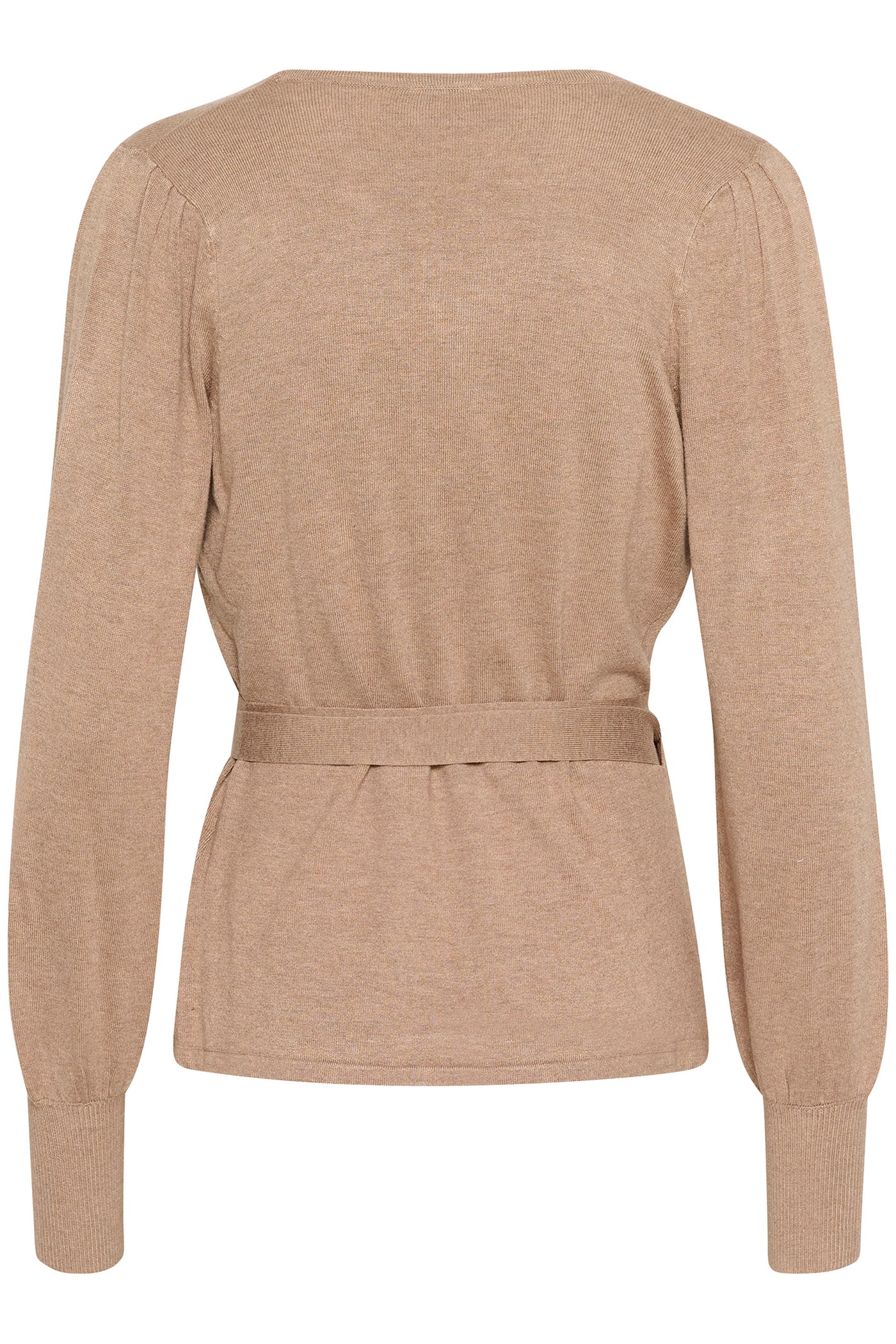 KAanno Astrid Wrap Cardigan Feather Gray Melange - 10506289