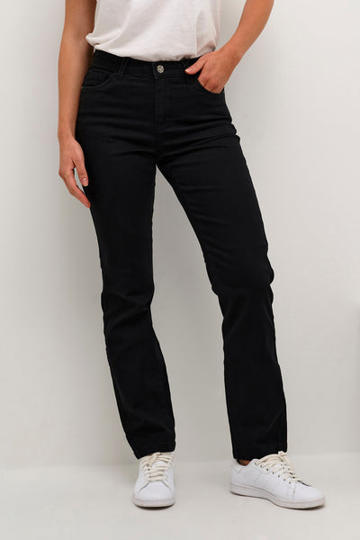 KAvicky Straight Jeans Black deep - 10506530 Thumbnail