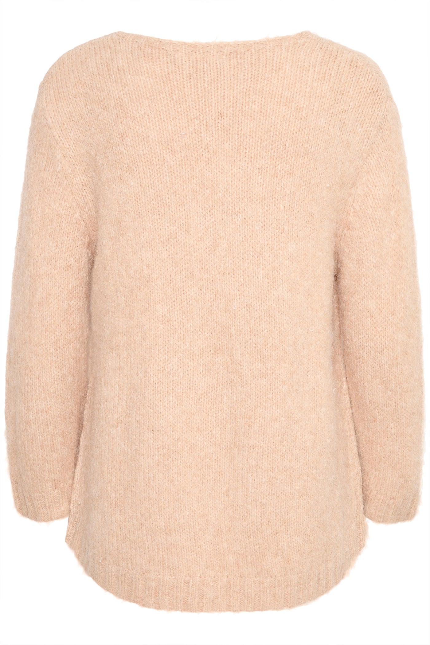 KAalioma 3/4 sl Pullover Smoke Gray Melange - 10507652