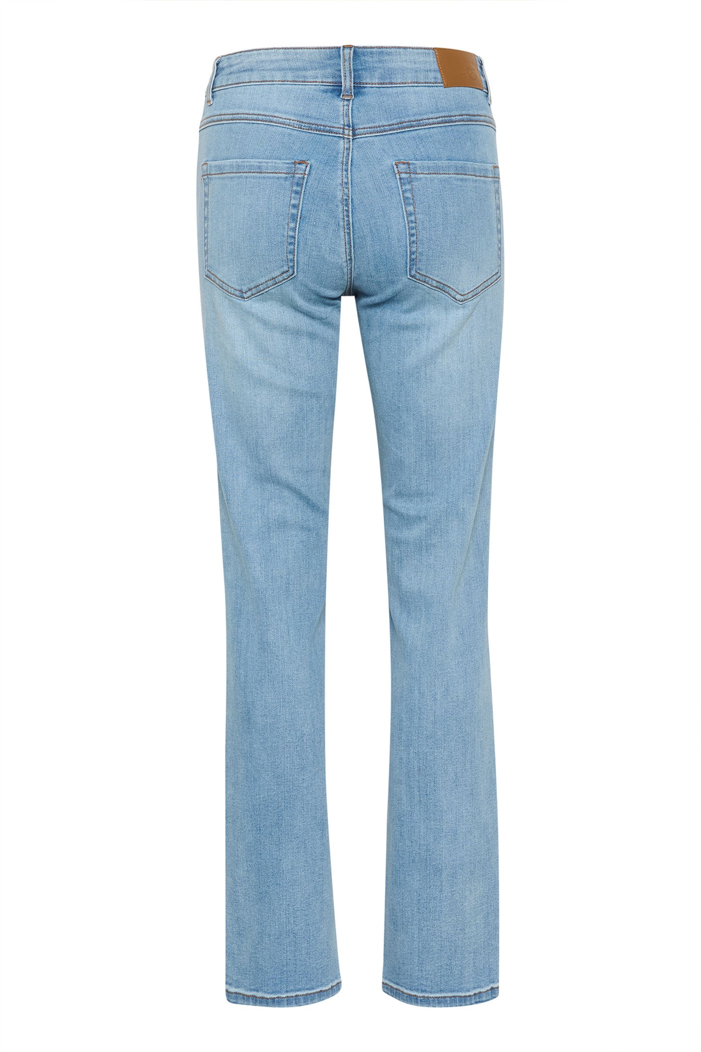 KAsinem Straight Jeans Light Blue Washed Denim - 10508384