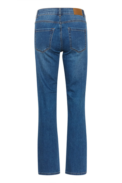 KAsinem Straight Jeans Medium Blue Denim - 10508384 Thumbnail