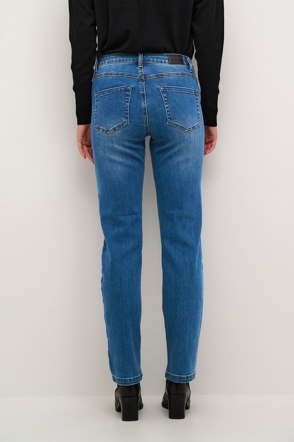 KAsinem Straight Jeans Medium Blue Denim - 10508384