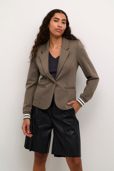 Kinnie Blazer Major Brown/Chalk Stripe - 10550800 Thumbnail