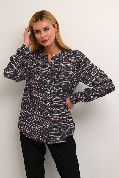 KAdaria PPP Shirt Black Irregular Lines - 10551777 Thumbnail