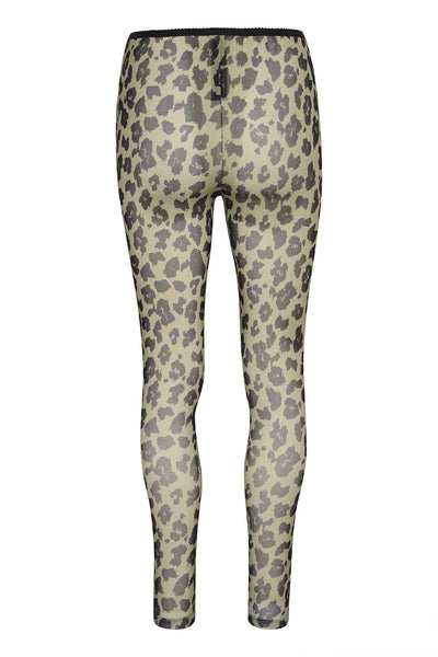 KAmesha Leggings Light Green Leopard - 10551985 Thumbnail
