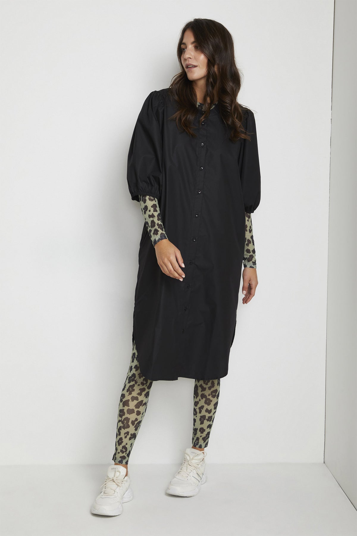 KAmesha Leggings Light Green Leopard - 10551985