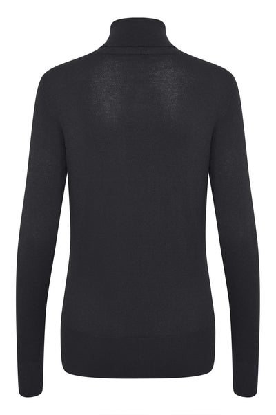 Astrid Roll Neck Black deep - 500023 Thumbnail