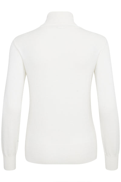Astrid Roll Neck Chalk - 500023 Thumbnail