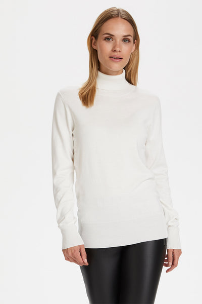 Astrid Roll Neck Chalk - 500023 Thumbnail