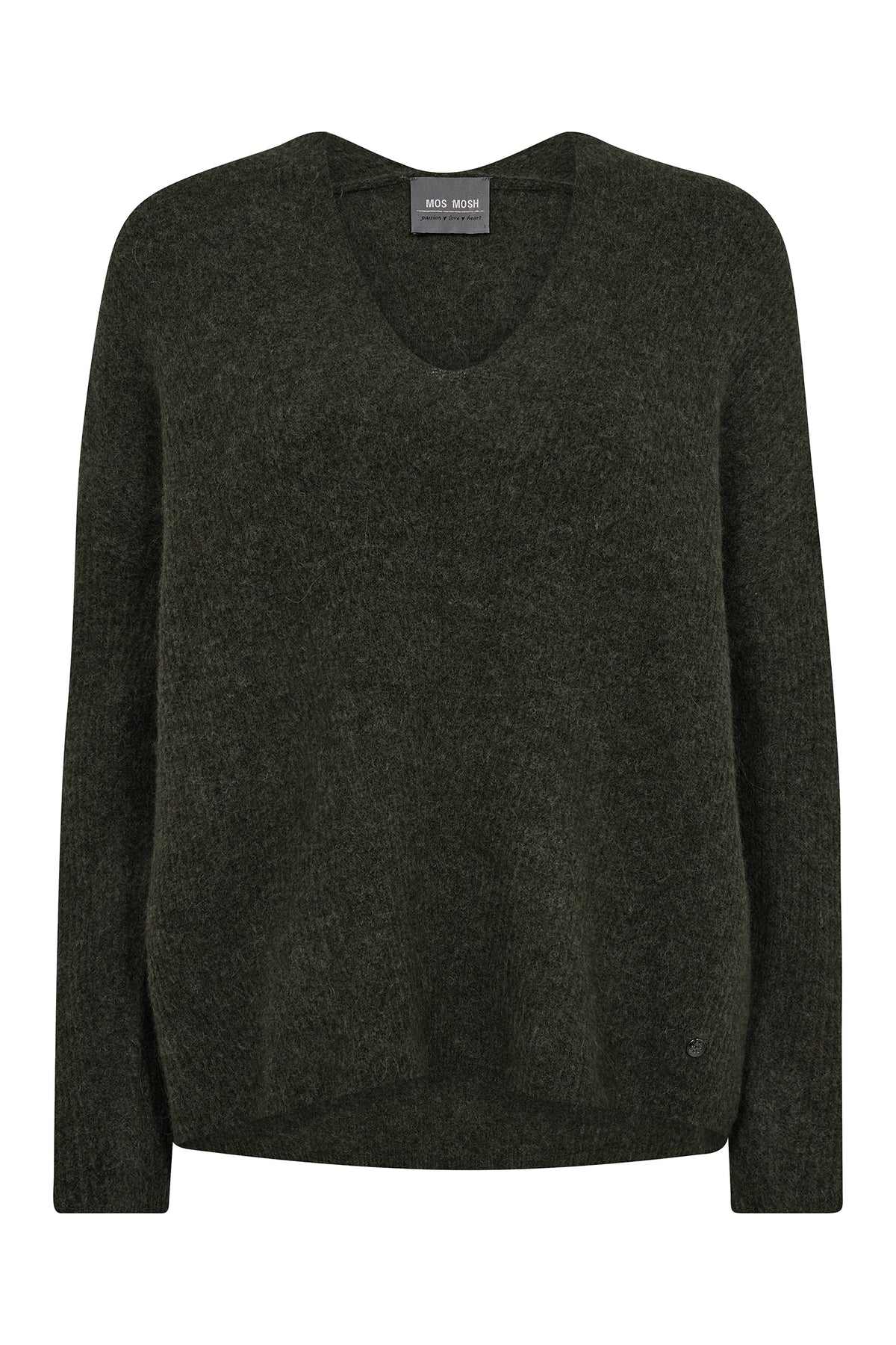 MMThora V-Neck Knit GRAPE LEAF - 153900