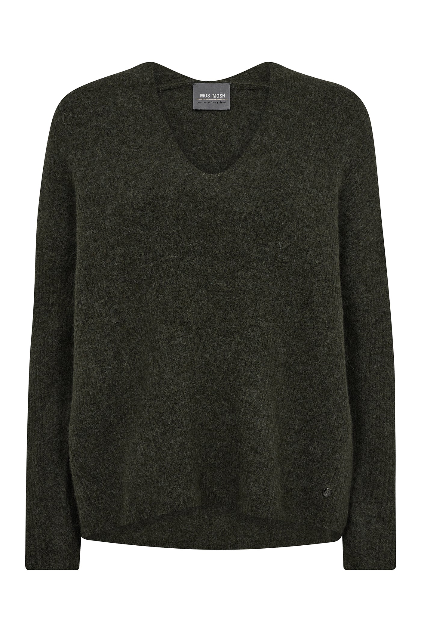 MMThora V-Neck Knit GRAPE LEAF - 153900