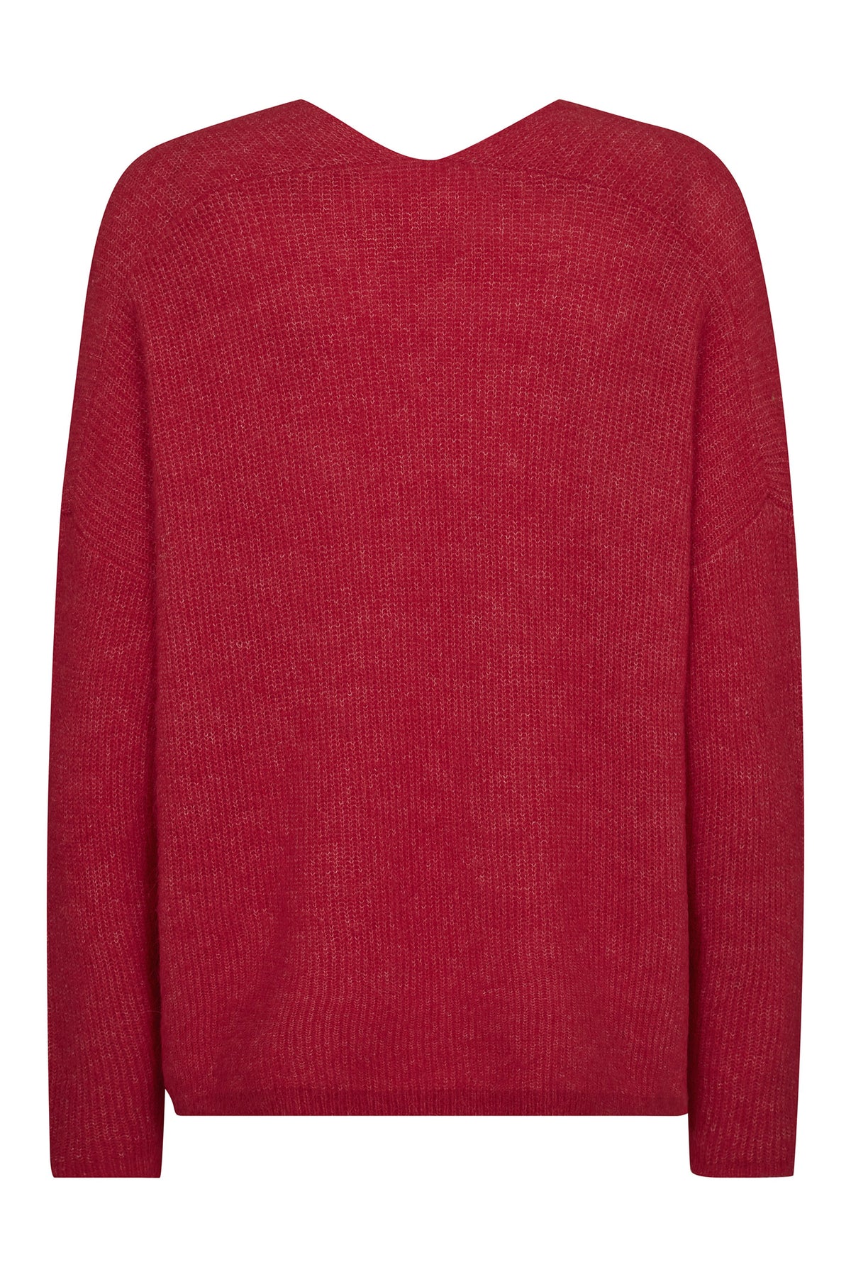 MMThora V-Neck Knit Chinese Red - 153900