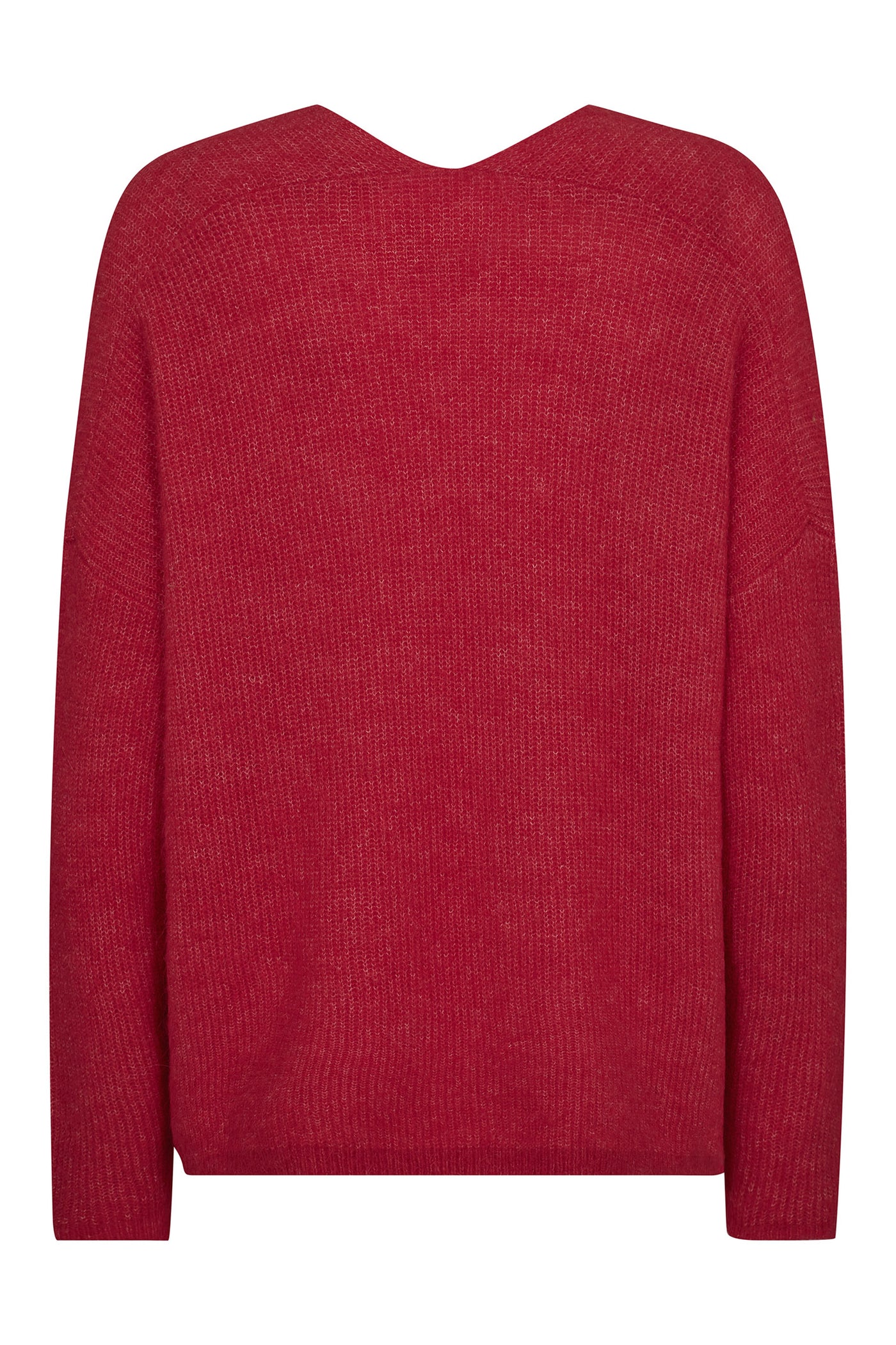 MMThora V-Neck Knit Chinese Red - 153900