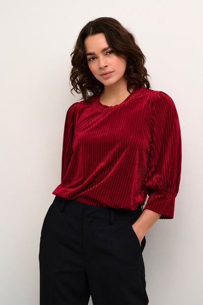 KAcaca Blouse Haute red CC - 10503887 Thumbnail