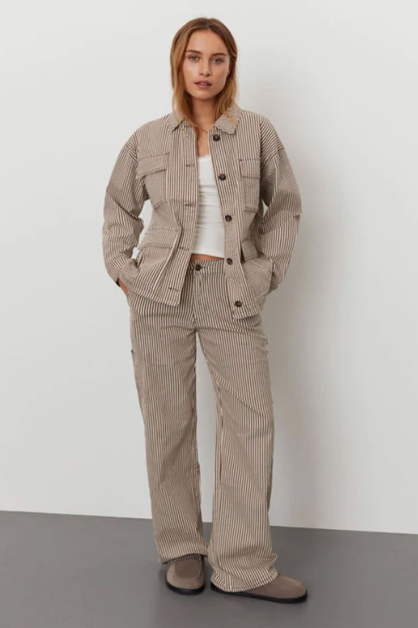 SNOS250 Stripe, brown - SNOS250