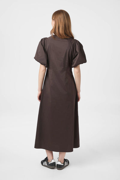 Illana Poplin Chocolate Brown - 160660 Thumbnail