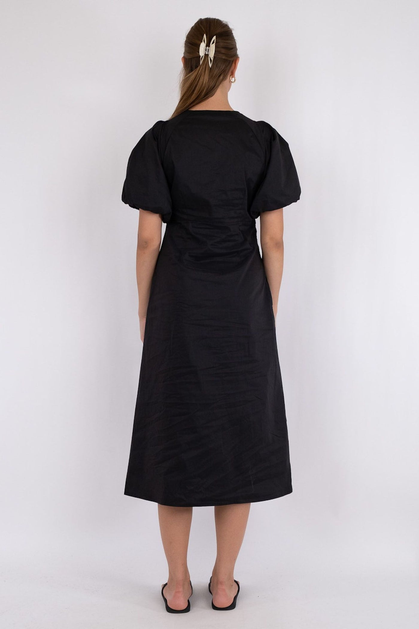 Illana Poplin Black - 160660