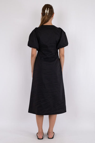 Illana Poplin Black - 160660 Thumbnail