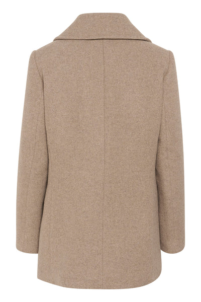 PerryIW Sailor Coat Sandy Grey Melange - 30108454 Thumbnail