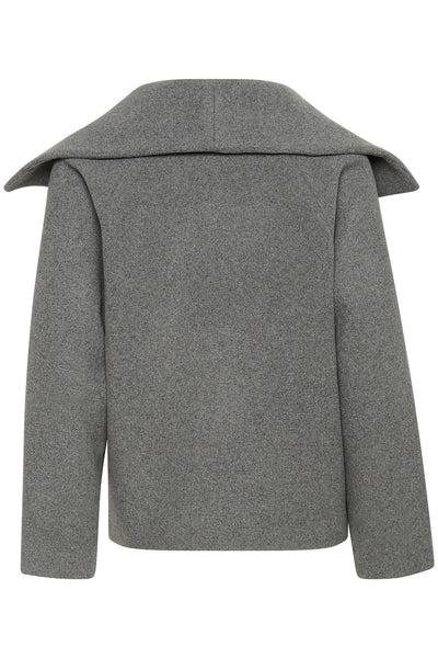 PerryIW Short Coat Granite Melange - 30108492 Thumbnail