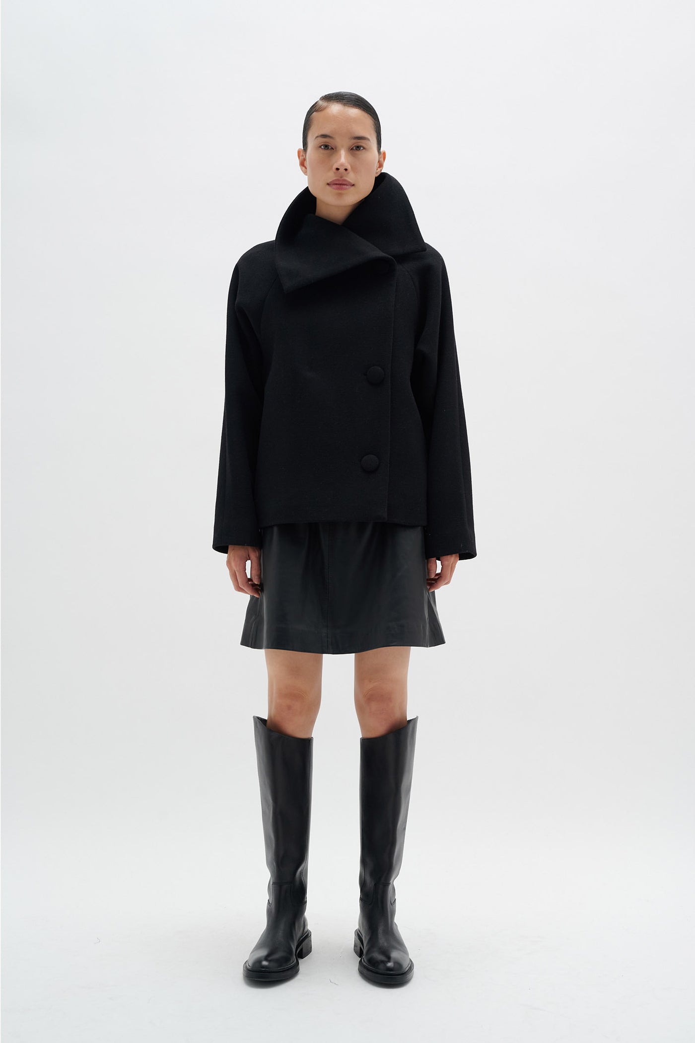 PerryIW Short Coat Black - 30108492