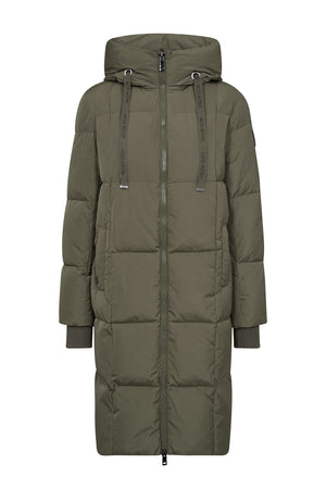 MMNova Square Down Coat Dusty Olive - 139560