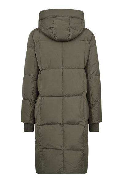 MMNova Square Down Coat Dusty Olive - 139560 Thumbnail