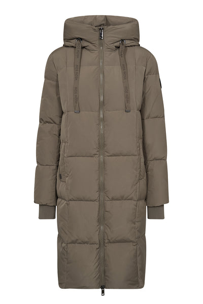 MMNova Square Down Coat Brindle - 139560 Thumbnail