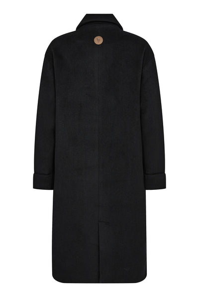 MMVenice Wool Coat Black Thumbnail