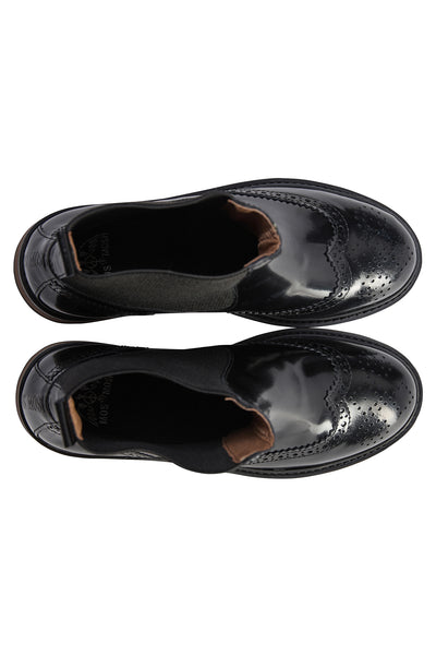 MMLiga Brogue Boot Black - 156710 Thumbnail