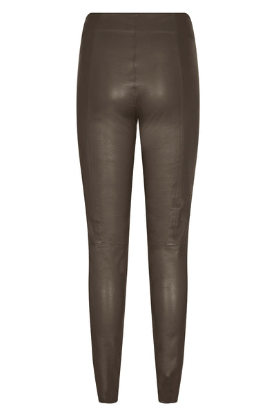 MMLucia Stretch Leather Leggin Slate Black - 156940 Thumbnail