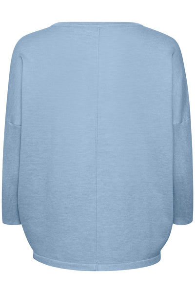 A2561, MilaSZ R-Neck Pullover Heather Melange - 30500003 Thumbnail