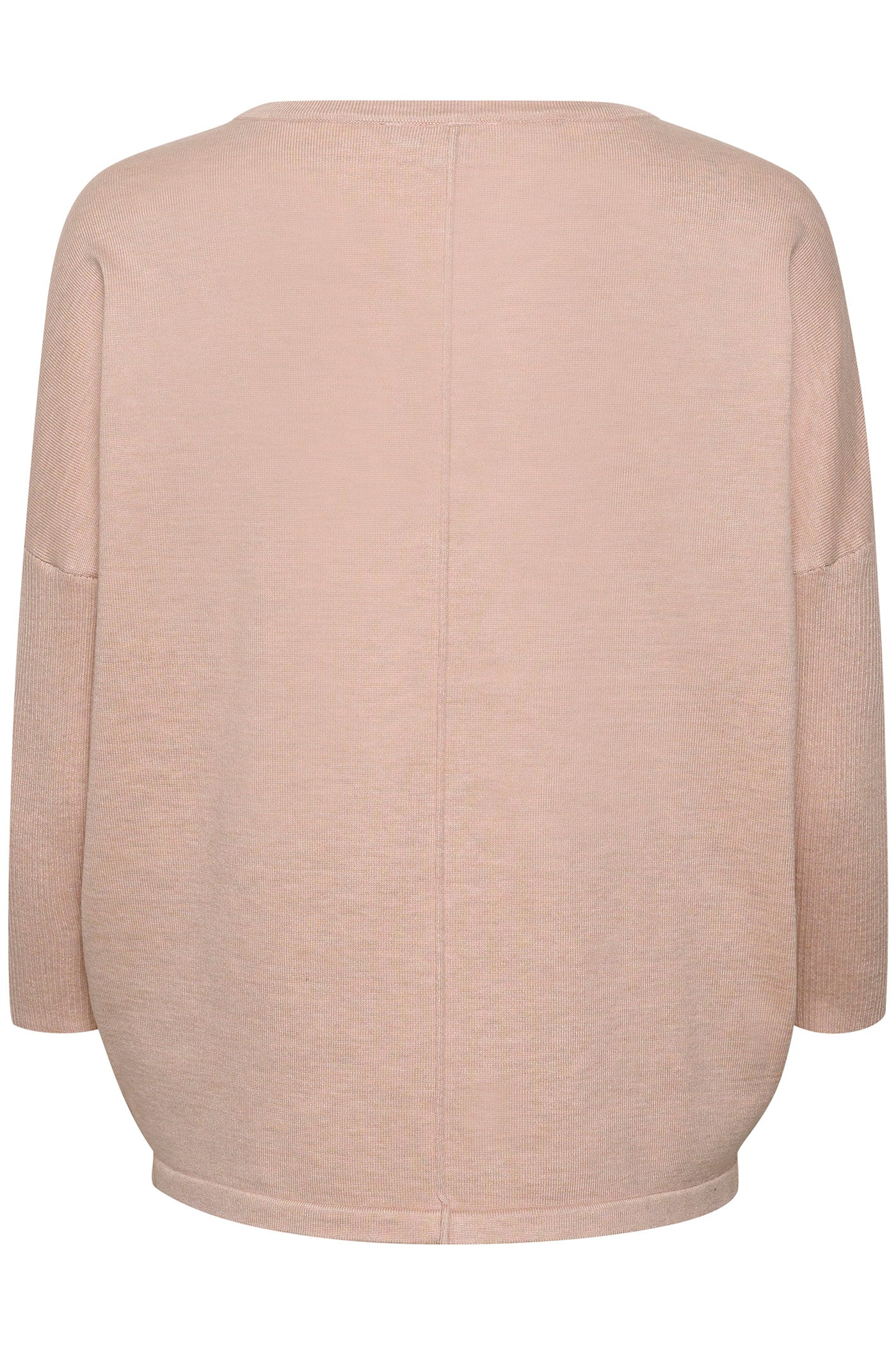A2561, MilaSZ R-Neck Pullover Ash Rose M‚lange - 30500003