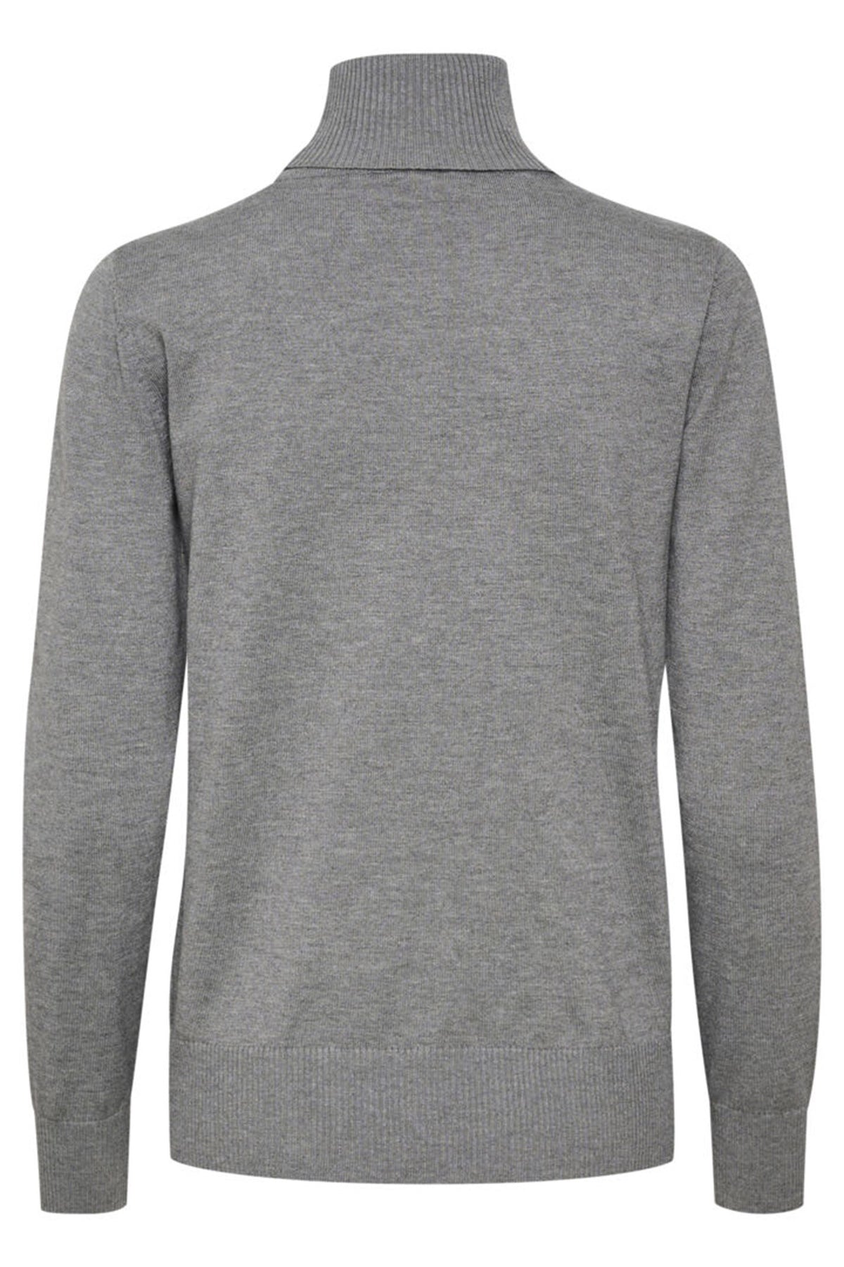 J2046, MilaSZ Rollneck Pullove Mist Grey Melange - 30500018