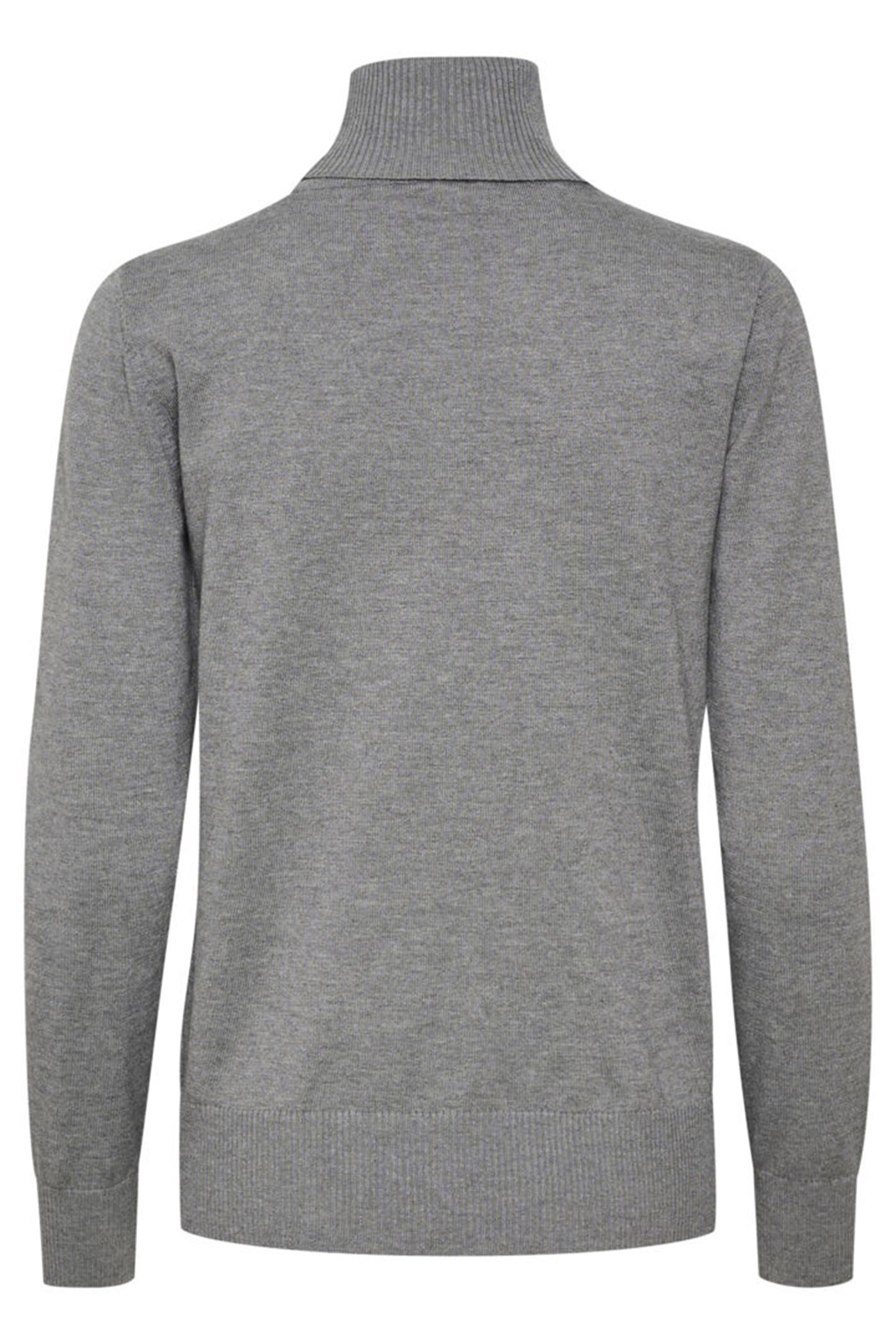 J2046, MilaSZ Rollneck Pullove Mist Grey Melange - 30500018