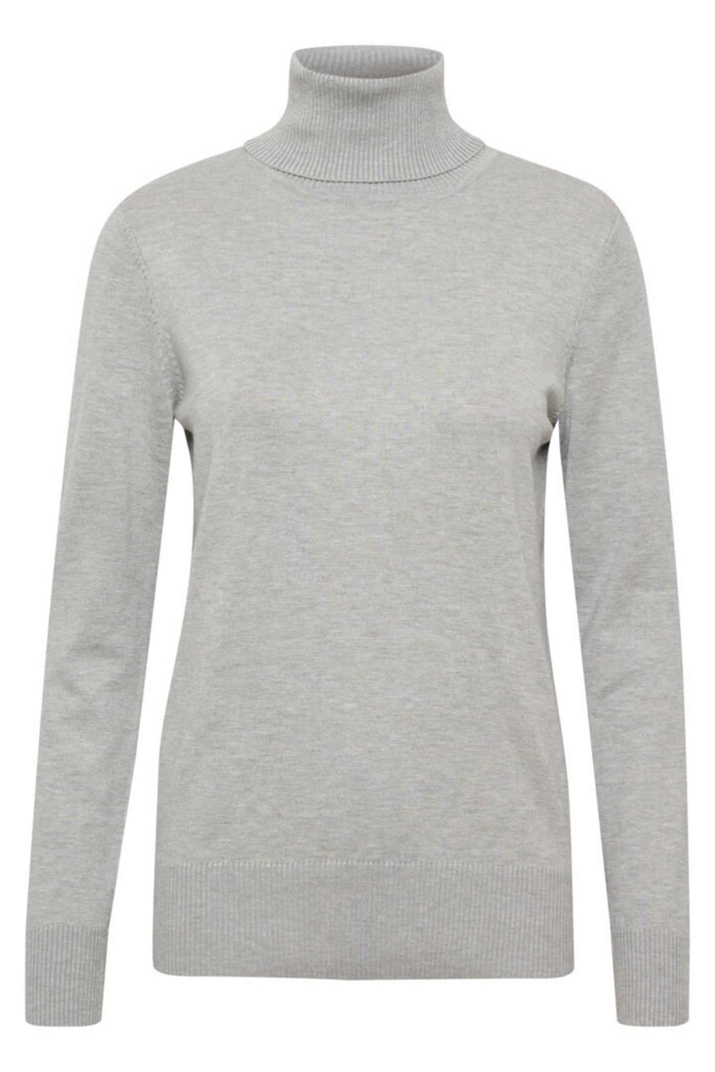 J2046, MilaSZ Rollneck Pullove Pearl Grey Mel - 30500018