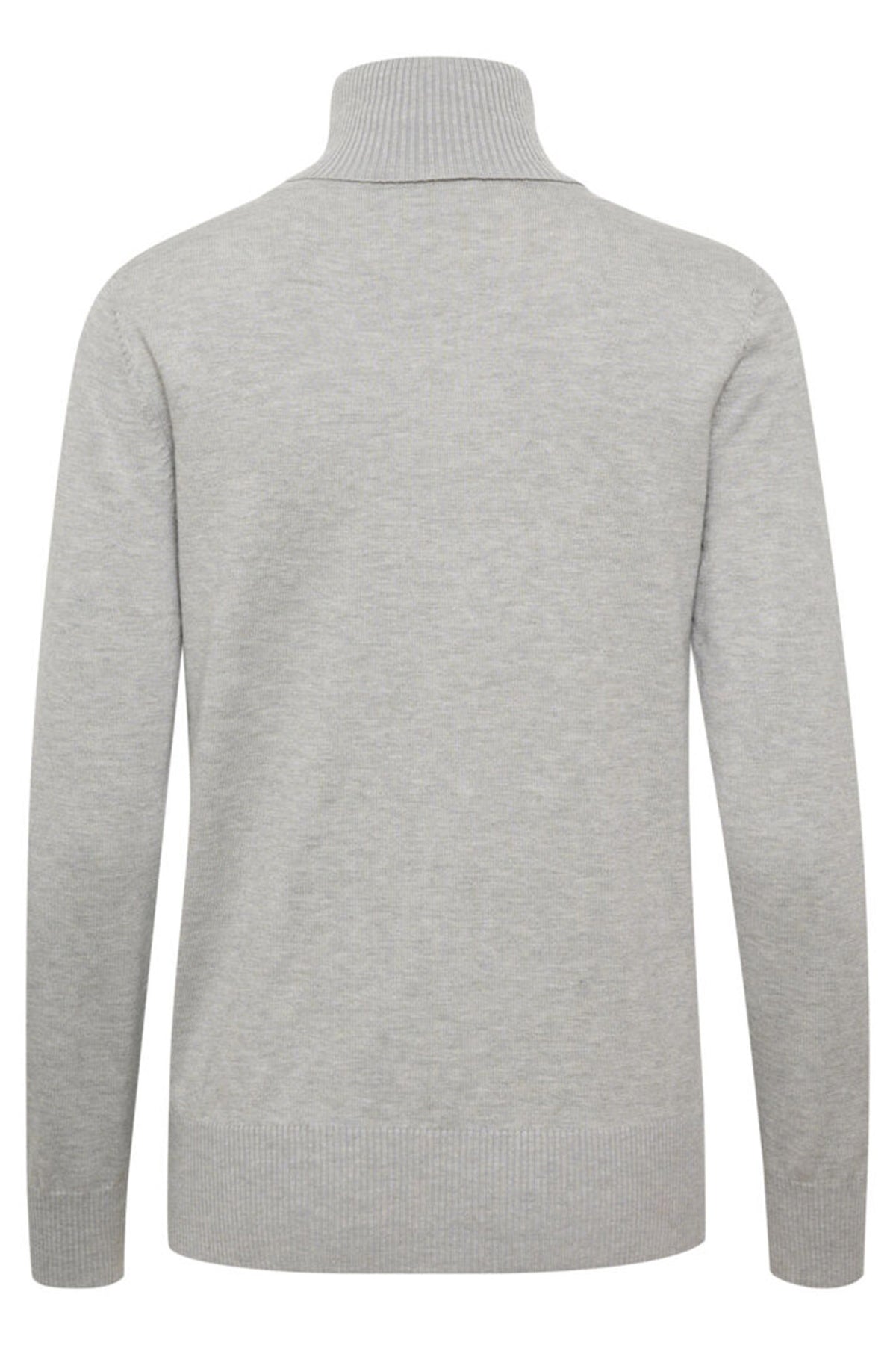 J2046, MilaSZ Rollneck Pullove Pearl Grey Mel - 30500018