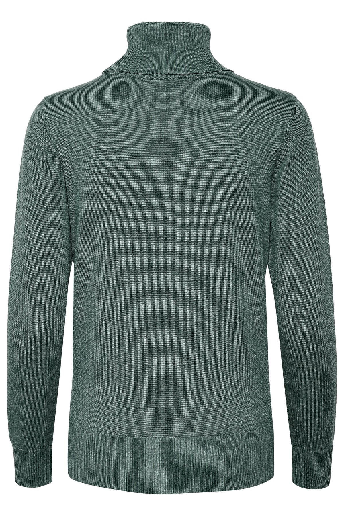 J2046, MilaSZ Rollneck Pullove Sagebrush Green Melange - 30500018